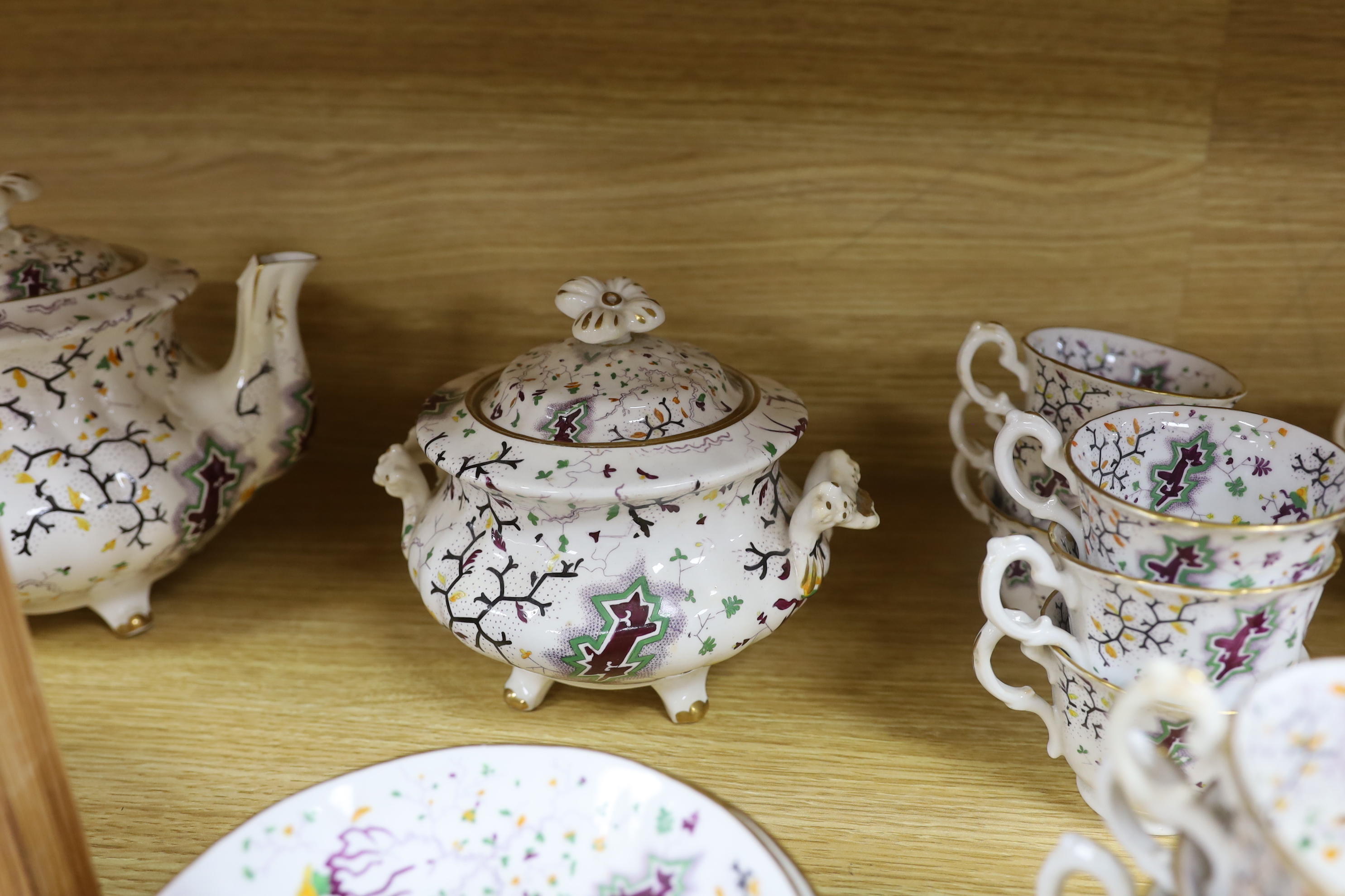 A Victorian teaset
